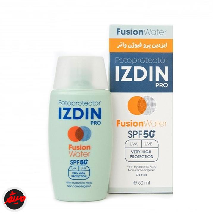 فلوئید ضد آفتاب ایزدین فیوژن واترSPF 50  تحت لیسانس