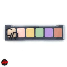 پالت کانتور و کورکتور و کانسیلر گلدن رز 6 رنگ اورنج