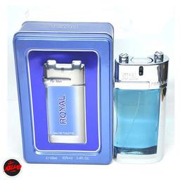 قیمت ادکلن رویال فلزی آبی مردانه