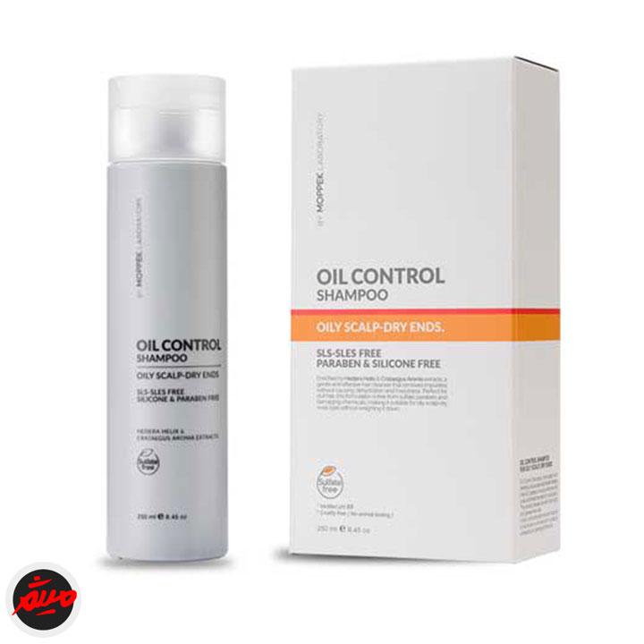 شامپو کف سر چرب و ساقه مو خشک موپک