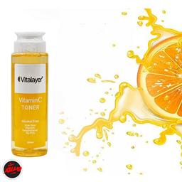 تونر پاک کننده ویتامین C ویتالیر صورت اصلی