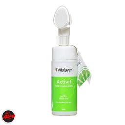 خرید فوم شستشوی اکتی ویت ویتالیر صورت مخصوص پوست چرب