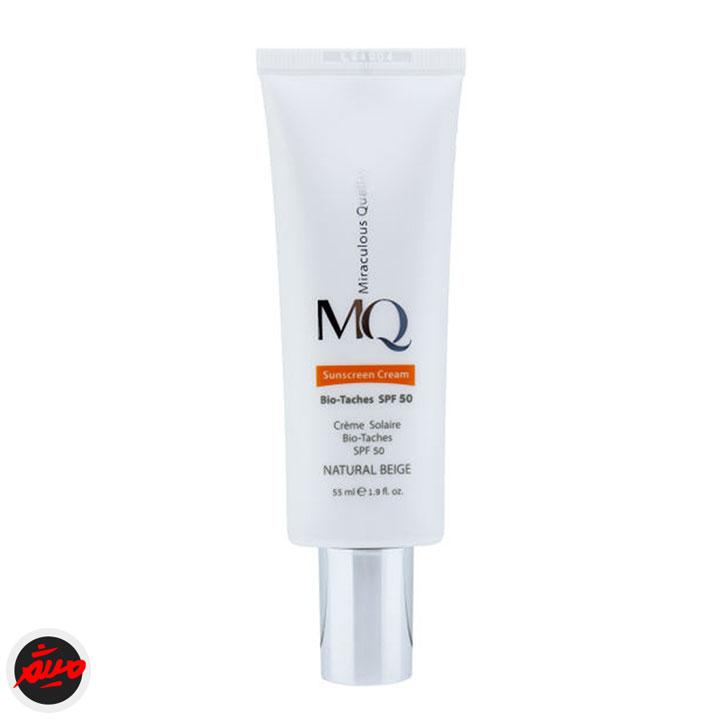 ضد آفتاب ام کیو SPF 50 بایوتاچ ضد لک بژ طبیعی