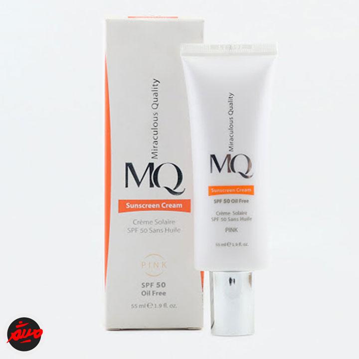ضد آفتاب فاقد چربی SPF50 ام کیو پینک