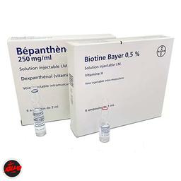 خرید آمپول بیوتین و بپانتن بایر آلمان 12 عددی
